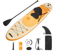 VEVOR Inflatable Paddle Board with Seat, 3.23m x 84cm x 15cm Wide Ultra-Light SUP Paddleboard, Stand Up Paddle Board with Accessories, Pump, Paddle, Fin, Backpack, Ankle Leash, Strap, for Youth Adults