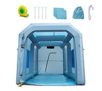 VEVOR Inflatable Paint Booth, 13x10x9ft Inflatable Spray Booth, 900W High Powerful Blowers Spray Booth Tent, Car Paint Tent Air Filter System for Car Parking Tent Workstation Motorcycle Garage