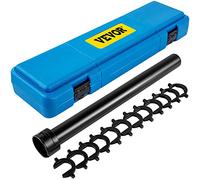 VEVOR Inner Tie Rod Tool Kit, 12 Pcs Tie Rod Removal Tool, 12 Pcs Crowfoot Adapters Master Inner Tie Rod Tool Set, 1/2 Inch Drive Tube Tie Rods Tool, Heavy-Duty Steel Inner Tie Rod Removal Tool For Ve