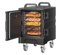 VEVOR Insulated Food Pan Carrier Stackable Catering Dishbox 81QT Chafing Dish