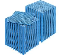 VEVOR Interlocking Drainage Floor Mat 12" x 12" PVC Non-Slip Floor Tiles 55 Pack
