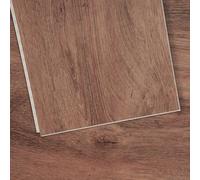 VEVOR 025 Interlocking Vinyl 1220 X 185 mm 10 Tiles 5.5mm Thick Snap Together, Deep Brown Wood Grain DIY Flooring for Kitchen, Dining Room, Bedrooms & Bathrooms, Easy for Home Decor