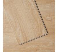 VEVOR Interlocking Vinyl Floor Tiles 1220 X 185 mm, 10 Tiles 5.5mm Thick Snap Together, Natural Wood Grain DIY Flooring for Kitchen, Dining Room, Bedr