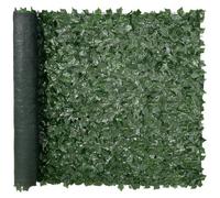 VEVOR Ivy Privacy Fence, 1.5 x 2.5m Artificial Green Wall Screen, Greenery Ivy Fence with Mesh Cloth Backing and Strengthened Joint, Faux Hedges Vine