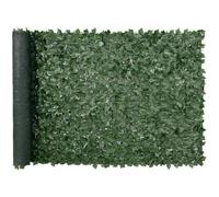 VEVOR JNF007 Privacy 1.5 x 3m Artificial Wall Screen, Greenery Ivy Fence with Mesh Cloth Backing and Strengthened Joint, Faux Hedges Vine Leaf Decoration for Outdoor Garden, Yard, Balcony, Dark Green