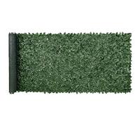 VEVOR JNF006 1.5 x 4m Artificial Green Wall Screen, Greenery Ivy Fence w/Mesh Cloth Backing and Strengthened Joint, Faux Hedges Vine Leaf Decoration for Outdoor Garden, Yard, Balcony, 59"x158"
