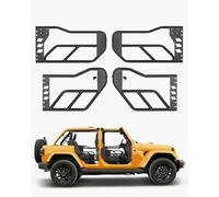 VEVOR Jeep Tube Doors, 4-Door, Adventure Style Jeep Tubular Door with Heavy-Duty Hinges & OE Latch, Jeep Doors with Rubber Pads & Toughened Steel Tube, Fit for 2007-2018 Jeep Wrangler JK