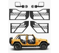 VEVOR Jeep Tube Doors, 4-Door, Hunting Style Jeep Tubular Door with DOT Certified Rear View Mirrors, Jeep Doors with Rear Mirrors for 2018-2024 Jeep Wrangler JL & 2020-2024 Jeep Gladiator JT
