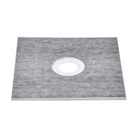 VEVOR JQ-3636 Curb Lightweight EPS Installation Kits with 2 Waterproof Cloths, Shower Pan Slope Sticks Fit for Bathroom, Gray, 914x914mm