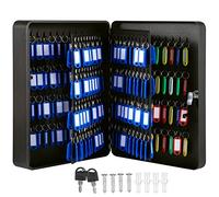 VEVOR Key Press Cabinet Lock Box 240 Key Capacity Storage Black Cabinet Steel