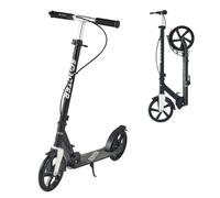 VEVOR Kick Scooter for Kids Ages 8+, Teens & Adults, 2-Wheel Toddler Scooter with Adjustable Height Handlebar, Wide Anti-Slip Deck, Foldable Lightweight for Boys & Girls up to 220 lbs, Black + Silver