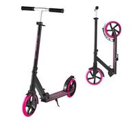 VEVOR Kick Scooter for Kids Ages 8+, Teens & Adults, 2-Wheel Toddler Scooter with Adjustable Height Handlebar, Wide Anti-Slip Deck, Foldable Lightweig