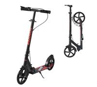 VEVOR Kick Scooter for Kids Ages 8+, Teens & Adults, 2-Wheel Toddler Scooter with Height Adjustable Handlebar, Wide Anti-Slip Deck, Foldable Lightweight Frame for Boys & Girls up to 220 lbs, Black