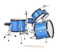 Vevor Kids Drum Set, 5-Piece 16 In Junior Drum Sets, Beginner Drums Set With Adjustable Throne, For Children Ages 6-13