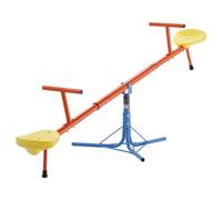 VEVOR Kids Seesaw, 100 lbs Load Capacity per Seat, Sit and Spin Teeter Totter with 3-prong Support Legs, Kids Outdoor Playground Equipment, Swiveling 360 Degrees Rotating for Children Aged 3+