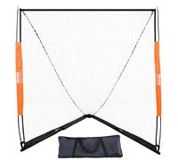 VEVOR Lacrosse Goal, 1.8x1.8mLacrosse Net, Portable Lacrosse Goal with Carry Bag, Fiberglass Rod Backyard Lacrosse Training Equipment, Easy Setup Collegiate Goal, Perfect for Youth Adult Training