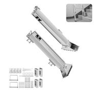 VEVOR Ladder Levler, 11.4 inch Expansion Length Steel Ladder Leveling Tool, Quick Release Pitch Hopper, Stair Ladder Stabilizer Easy to Use,Extension Ladder Accessories for Uneven Ground