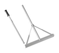 VEVOR Landscape Rake, 1510 mm Handle 508 mm Wide Head, Large Heavy Duty Aluminum Landscaping Level, Asphalt Rake Tool for Asphalt & Land Leveling, Concrete Paving, Sand Flattening, No Teeth