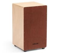 VEVOR Large Cajon Box Drum, with Internal Snare Wires, Lightweight Wooden Percussion Box, Birch Wood Drum Musical Instrument with Silicone Feet, for Beginners and Professionals, 12 x 12 x 20 Inches