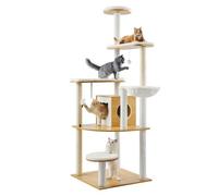 VEVOR Large Cat Tree, 68.9 inches Tall, Cat Tower, Multi-level Condo Furniture Activity Center with Cozy Perches, Sisal Scratching Posts, Hammock, Big Kittens House for Indoor Cats Play & Rest