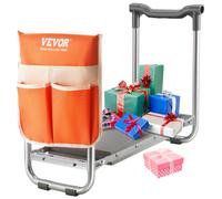 VEVOR Large Folding Garden Kneeler and Seat Heavy Duty Widened 10 EVA Foam Pad Portable Garden Stool with Tool Bags Gardeni