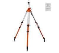 VEVOR Laser Level Tripod Stand, 5/8"-11 Thread Mount, 45.07-114.37 inch Height Adjustment Heavy Duty Survey Tripod, with Level Bubble & Diffusion Limiter, Liftable Non-Skid Feet for Construction