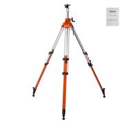 VEVOR Laser Level Tripod Stand, 5/8"-11 Thread Mount, 45.07-114.37 inch Height Adjustment Heavy Duty Survey Tripod, with Level Bubble & Diffusion Limiter, Liftable Non-Skid Feet for Construction