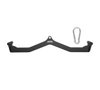 VEVOR LAT Pulldown Attachment, Cable Machine Rowing V-bar Attachment, Tricep Pull Down Bar, Back Strength Training Rubber Coated Handle Grip, Bicep Curl Tricep Lat Pulldown Bar for Home Gym Fitness