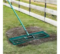 Vevor Lawn Leveling Rake Heavy Duty 30 X 10 Inch With 78 Inch Steel Extended Handle For Garden Golf Lawn Farm