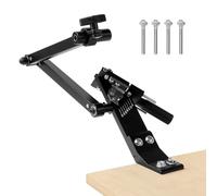 VEVOR Lawn Mower Blade Sharpener, 15° - 45° Adjustable Lawnmower Blade Sharpening Tool with 4 Adapter Pins, Ball Bearing Design & 25mm Enlarged Handle, Compatible with Most Angle Grinders