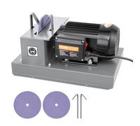 VEVOR - Lawn Mower Blade Sharpener - 2/3HP 500W Grinder with 7" Ceramic Wheel, Sharpens High/Low Lift, Flat and Gator Blades