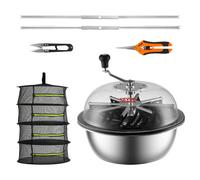 VEVOR Leaf Bowl Trimmer 19'' Manual Bud Trimmer with Stainless-Steel Blades