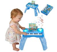 VEVOR Learning Table for Kids 6+ Months, Space Themed Learning Activity Table, Star Projector with Soft Light and 133+ Sound Sources - Batteries Not Included