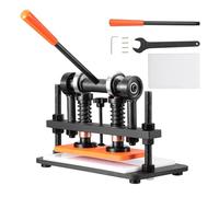 VEVOR Leather Cutting Machine, 10.2 x 4.7 in Embossing Plate Manual Die Cutter, 0.47 in Pressure Stroke Leather Embossing Machine, Dual Guide Shafts Die Cut Machine for Various of Materials