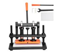 VEVOR Leather Cutting Machine 10.2 x 4.7 in Embossing Plate Manual Die Cutter