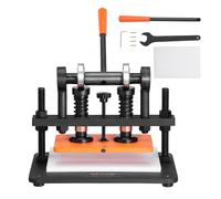 VEVOR Leather Cutting Machine 10.2 x 5.9 in Embossing Plate Manual Die Cutter