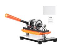 VEVOR Leather Cutting Machine, 7.1 x 3.9 in Embossing Plate Manual Die Cutter, 0.47 in Pressure Stroke Leather Embossing Machine, Dual Guide Shafts Die Cut Machine for Various of Materials