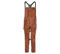 VEVOR Leather Welding Apron Split Leg, Heavy Duty Cowhide Flame Resistant Welding Pants for Men Women, Heat-Resistant Safety Apron with 3 Pockets for Woodworking, Gardening, Blacksmithing, M-Size