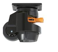 Vevor Leveling Casters, Set Of 4, 2200 Lbs Total Load Capacity, 2.5 Inches, Heavy Duty With Upgraded Handle Design