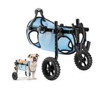 VEVOR Lightweight 2 Wheel Dog Wheelchair Height Adjustable Width Length Dog Cart with Shock Absorbing Wheels for Injured and Disabled Dogs
