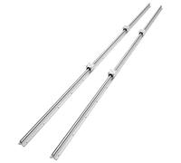 VEVOR Linear Guide Rail Set, SBR20 2200mm, 2 PCS 86.6 in/2200 mm SBR20 Guide Rails and 4 PCS SBR20UU Slide Blocks, Linear Rails and Bearings Kit for Automated Machines DIY Project CNC Router Machines