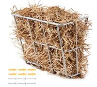VEVOR Livestock Hay Feeder, 18.5 Gallons Large Capacity, Heavy-Duty Steel Goat Hay Rack, 24.4" Long Wall Mounted Horse Hay Holder, Multiple Sided Feeding Rack for Sheep Farm Livestock Indoor Outdoor