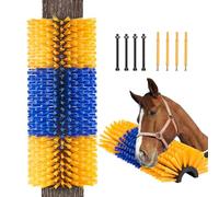 VEVOR Livestock Scratching Brush, Horse Brush with 2 Screws, 17.1 x 7.5 in Cow Scratcher, for Back Itch Relief & Keep Cleaning, Grooming & Scratching for Horse, Pig, Cattle Supplies