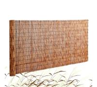 VEVOR LLWL13333B Natural, 3.3 x 13.3 ft, Curtain Balcony Reed Roll for Outdoor Patio, Decorative Backyard Garden Fencing Divider, Privacy Screen Panel, Brown
