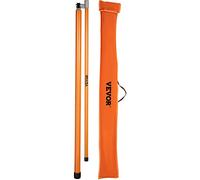 VEVOR Load Height Measuring Stick, 15' Sturdy Fiberglass Truck Height Stick with Adjustable Pole, Non-Conductive Truck Height Measuring Stick with Carrying Bag, Height Stick for Trucks, Car Haulers