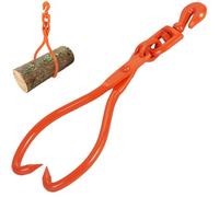 VEVOR Log Skidding Tongs, 18 inch 2 Claw Log Lifting Tongs, Heavy Duty Rotating Steel Lumber Skidding Tongs, 772 lbs/350 kg Loading Capacity, Log Lift