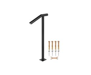 Vevor LTFS2BXYGLZHS0001V0 441 lbs Baking Varnish Iron Stairs Stylish Handrails, Black