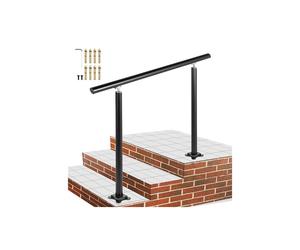Vevor LZLTFS3YCYGHSDLZ1V0 3 ft. Outdoor Stair Railing Kit for Outdoor Steps, Black