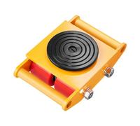 VEVOR Machinery Skate Dolly, 13,200 LBS/6T Industrial Machinery Mover, Heavy Duty Carbon Steel Machinery Moving Skate with 4 PU Wheels and 360° Rotati