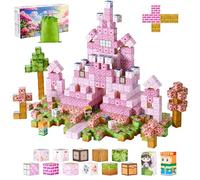 VEVOR Magnetic Blocks, 100 PCS Princess Castle Set, Magnetic Building Cubes for Kids, STEM Montessori Sensory Toys for Christmas Birthday Gift, Construction Stacking Toy for 3+ Years Old Boys & Girls